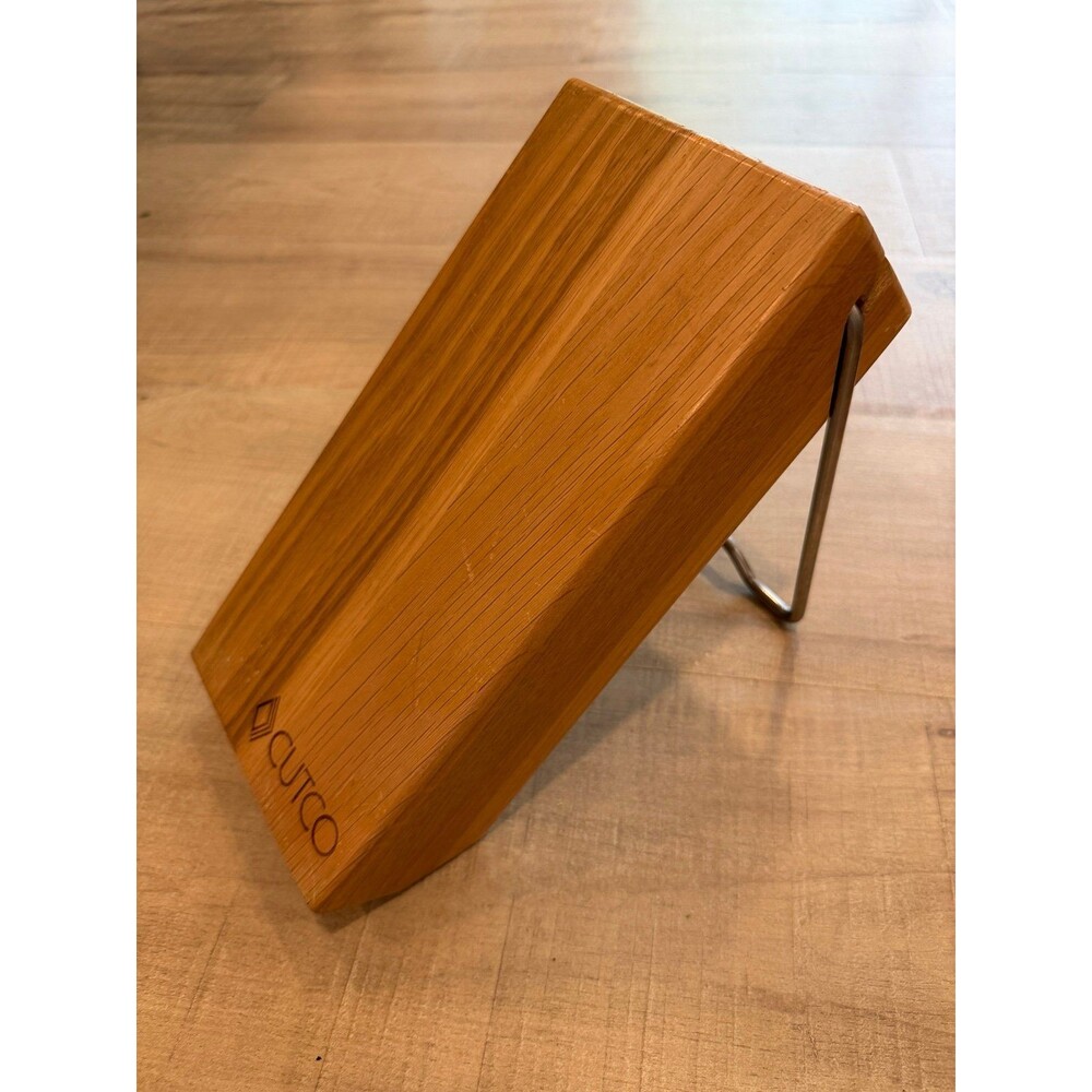 Cutco 5 Slot Space Saver Wood Knife Block